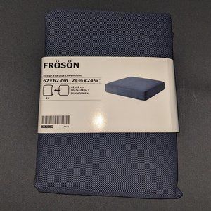 IKEA Froson outdoor cushion covers, Set of 3, Navy Blue